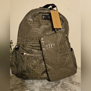 Steve Madden Olive Backpack NWT 💕